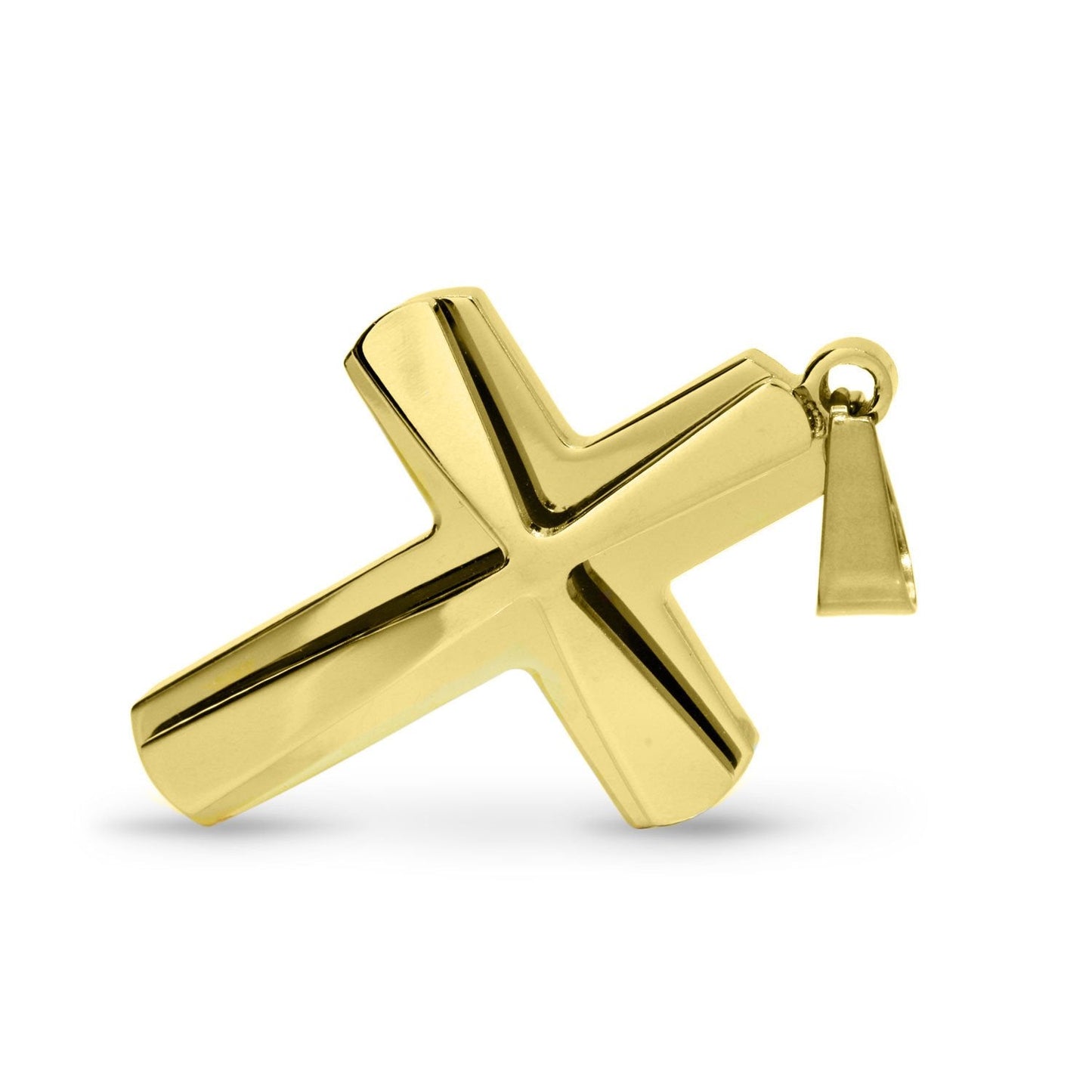 Double Layer Men's Cross Pendant