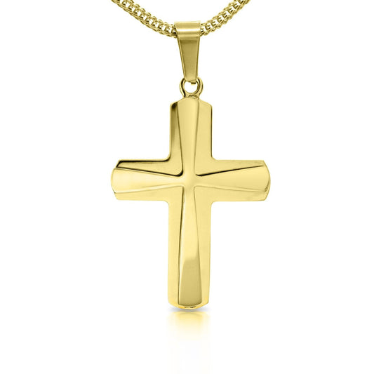 Double Layer Men's Cross Pendant