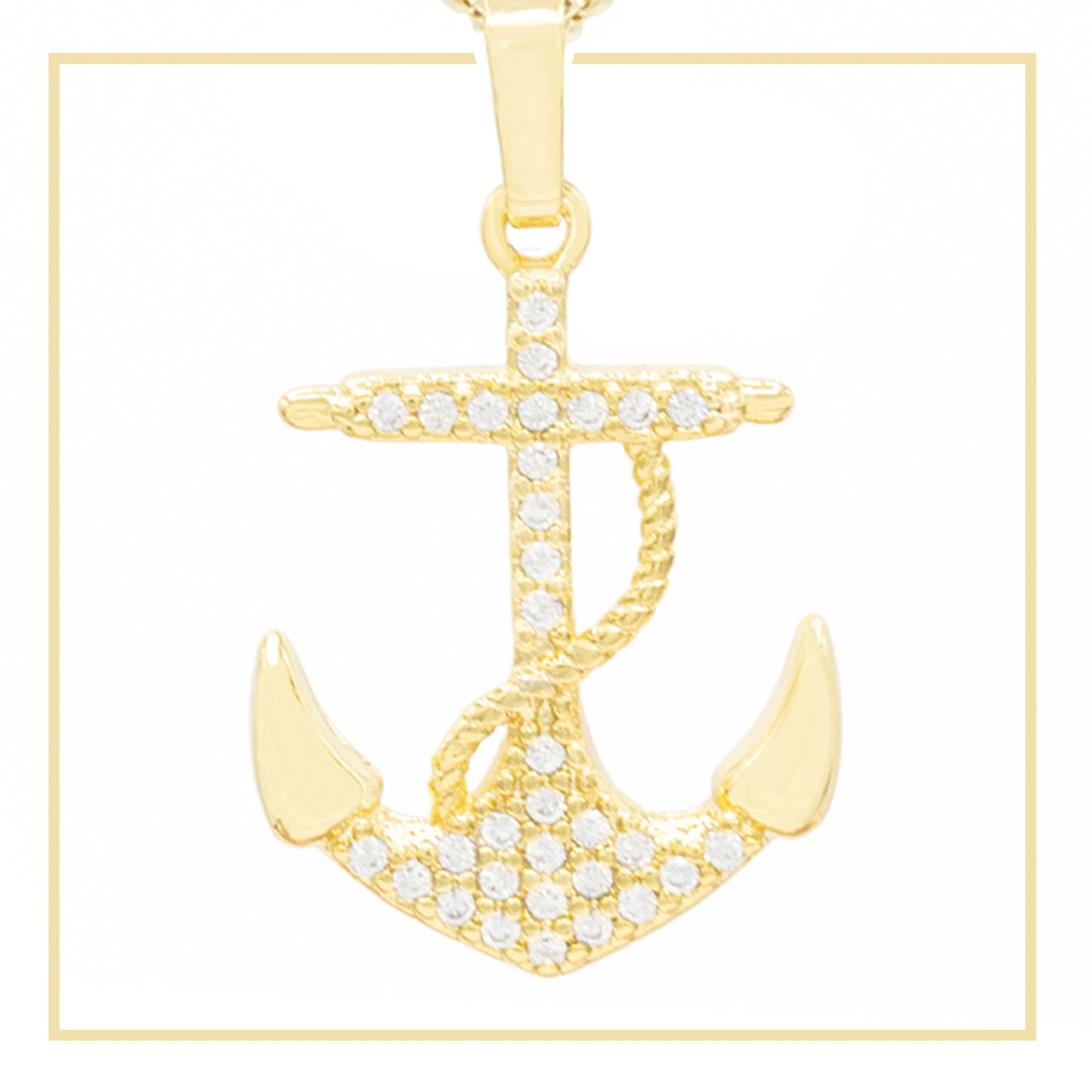 Anchor Cross 14K Gold Filled Pendant