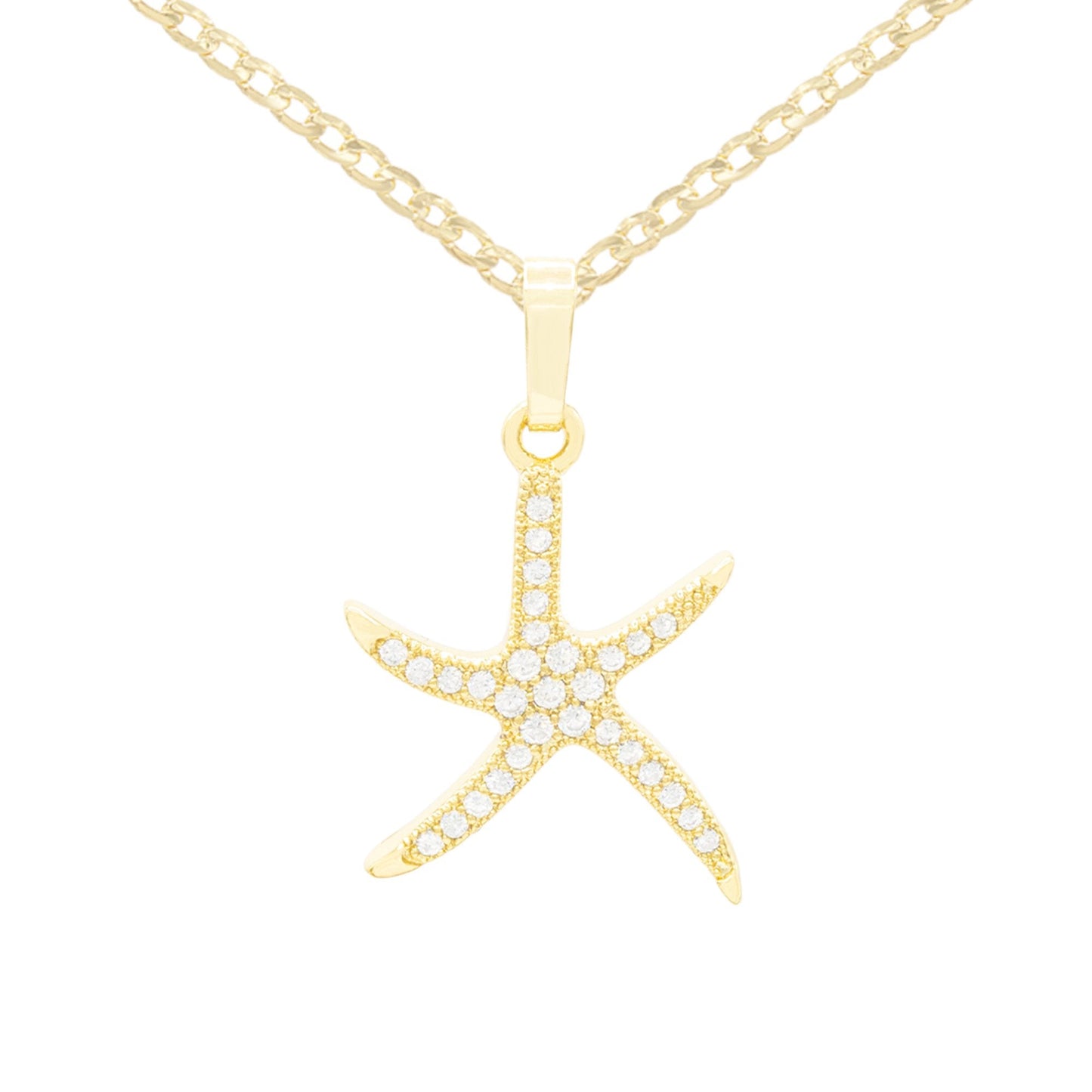 Ocean Starfish Cubic Necklace Set