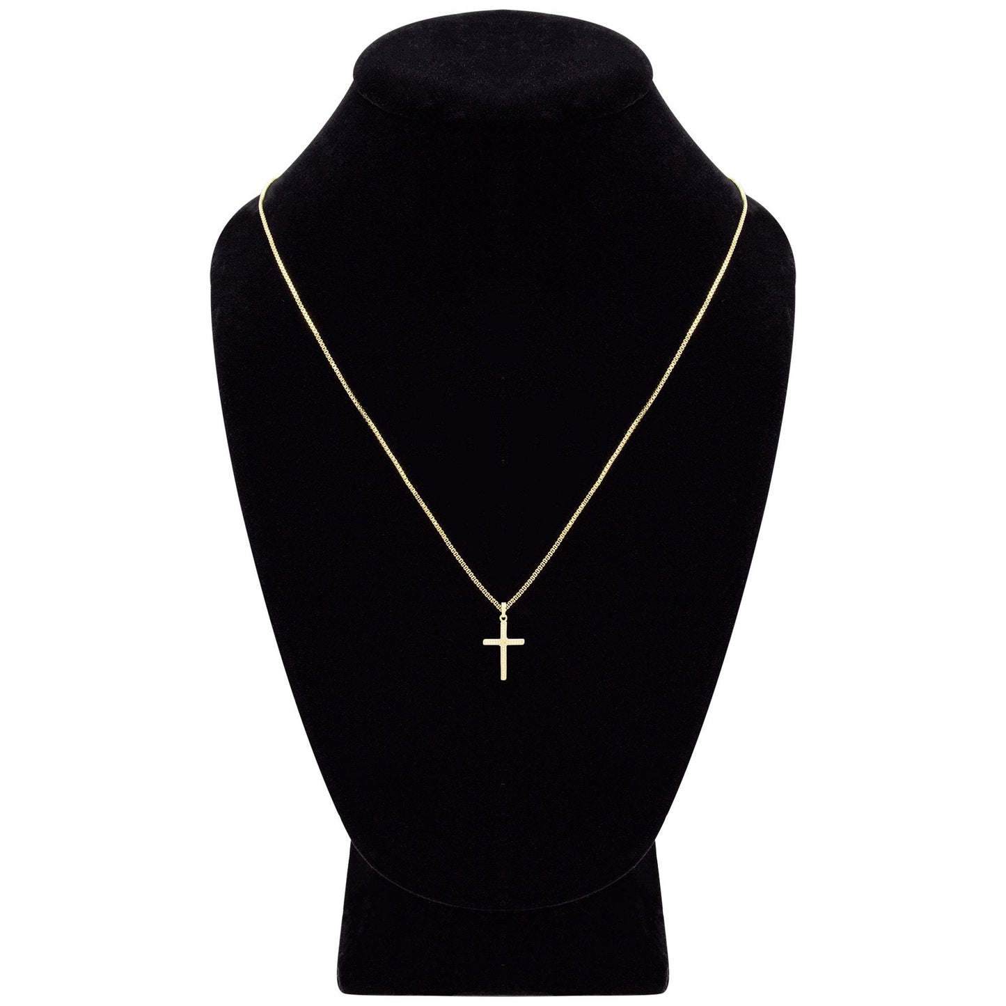 Cross CZ Pendant Necklace Set