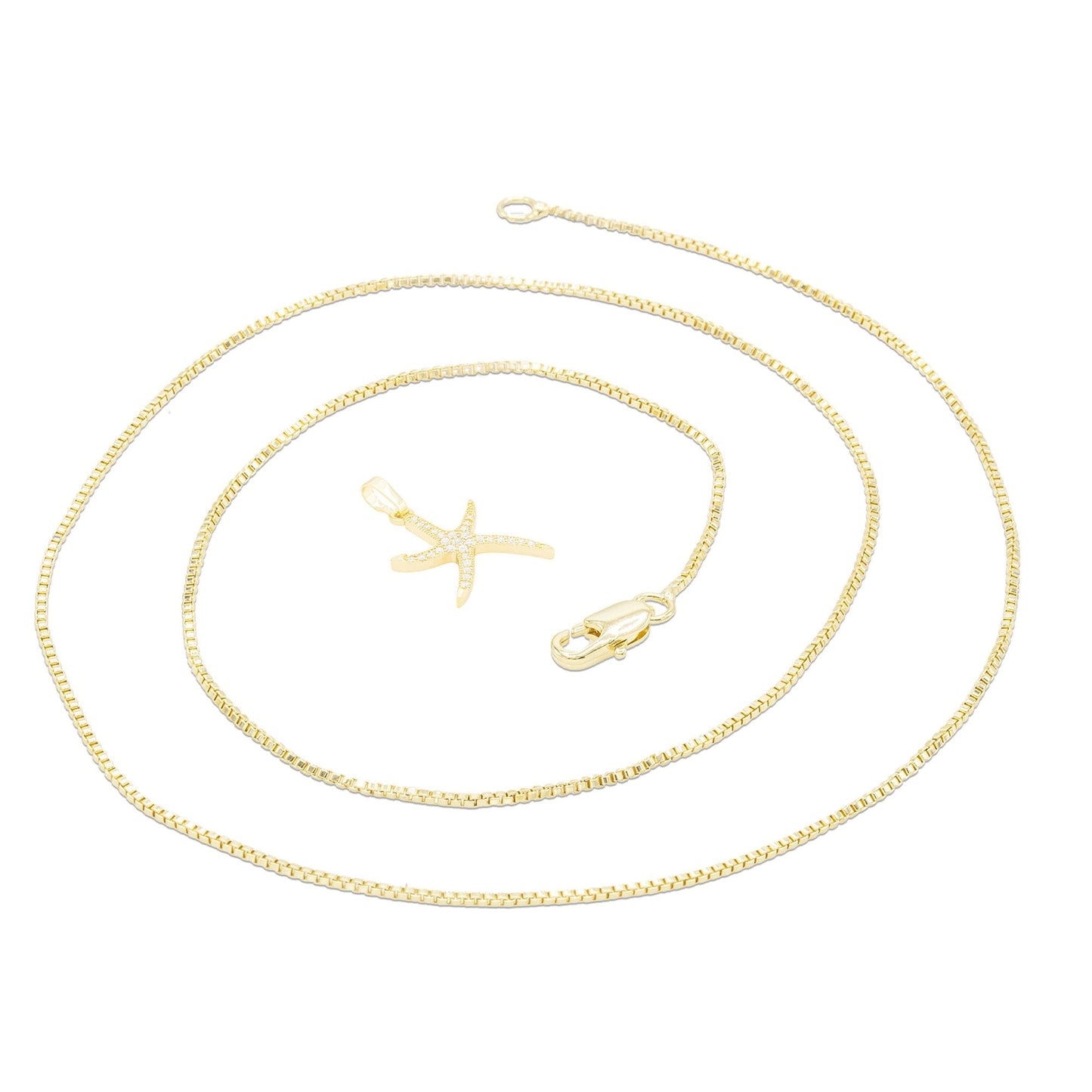 Ocean Starfish Cubic Necklace Set