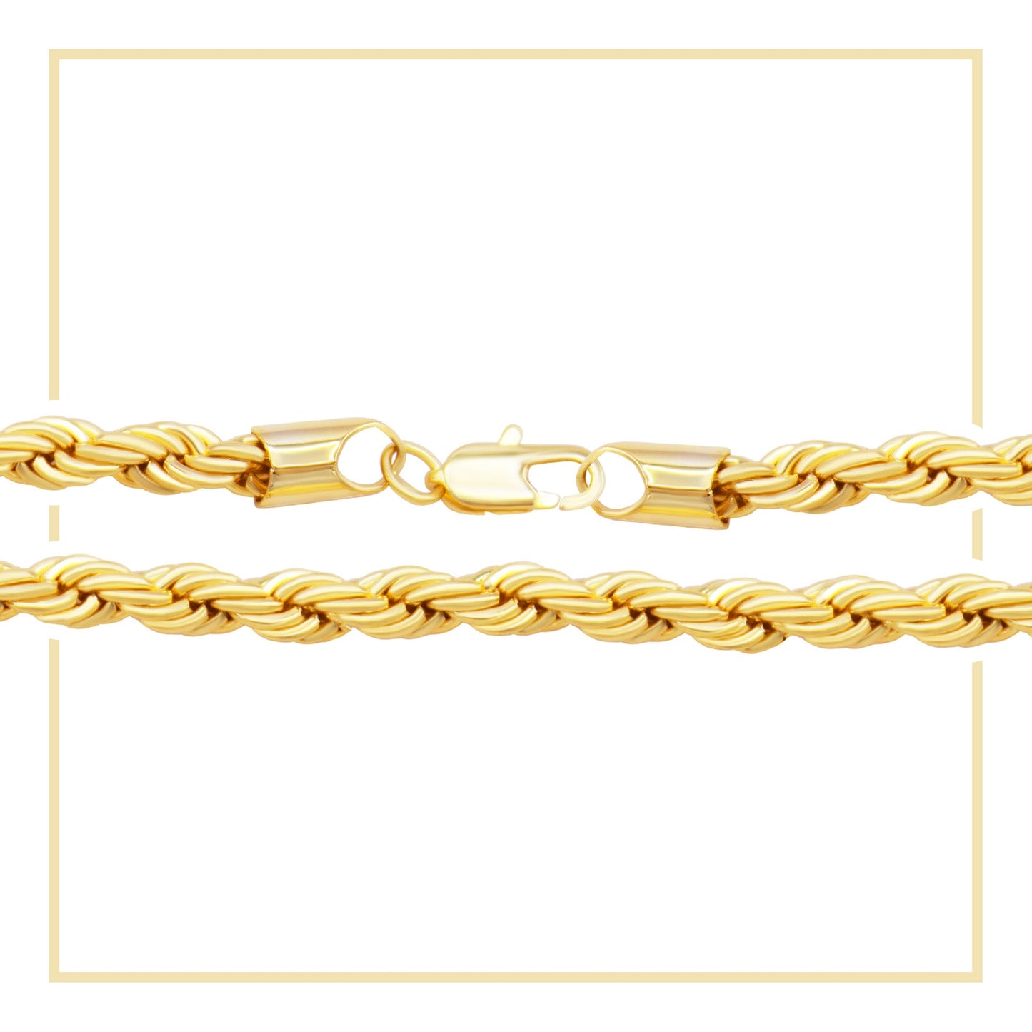 14K Gold Filled Rope Chain Set