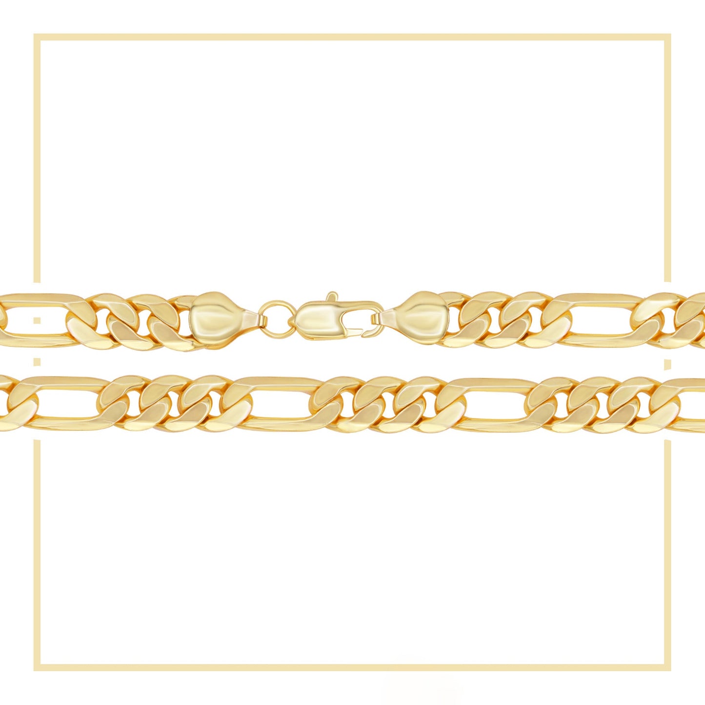 Figaro Chain 14K Gold Filled Bracelet