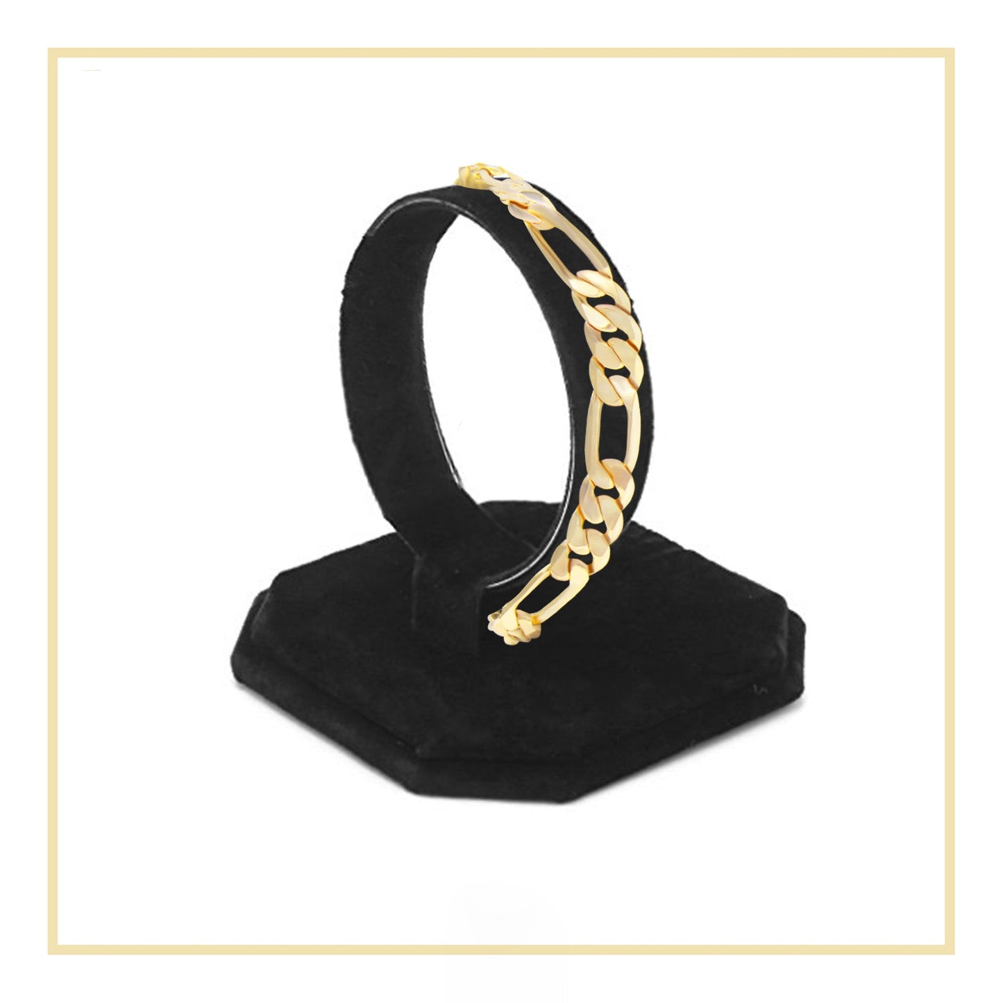 Figaro Chain 14K Gold Filled Bracelet