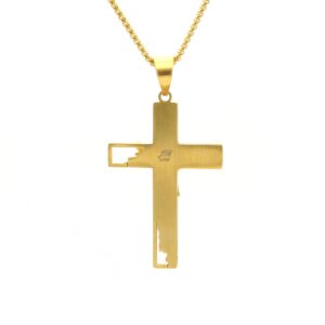 Stainless Steel Broken Crucifix Pendant