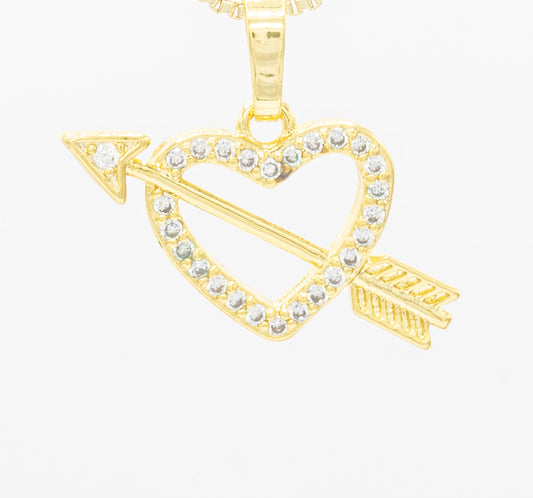 14K Gold Filled Heart Pendant