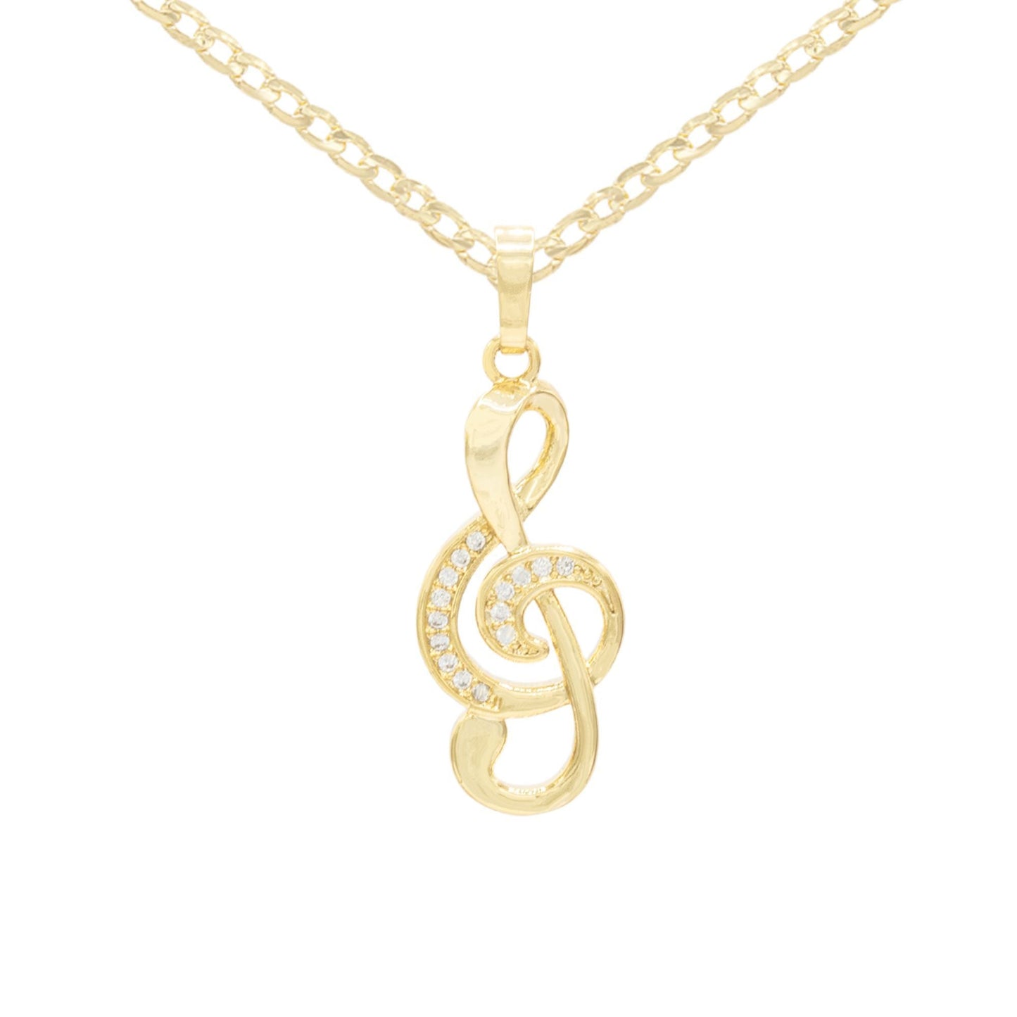 Music Gold Filled Necklace Set