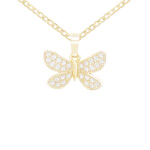 Morning Butterfly 14K Gold Filled Necklace Set