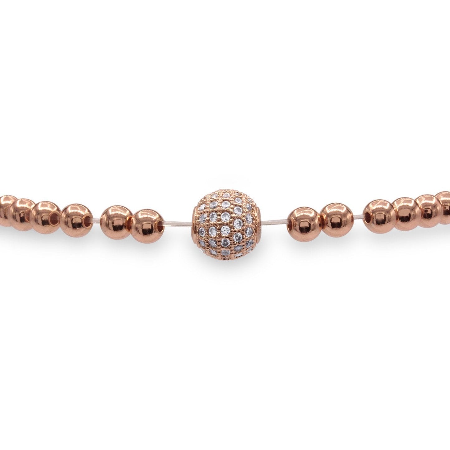 Zirconia Ball Pendant Bracelet