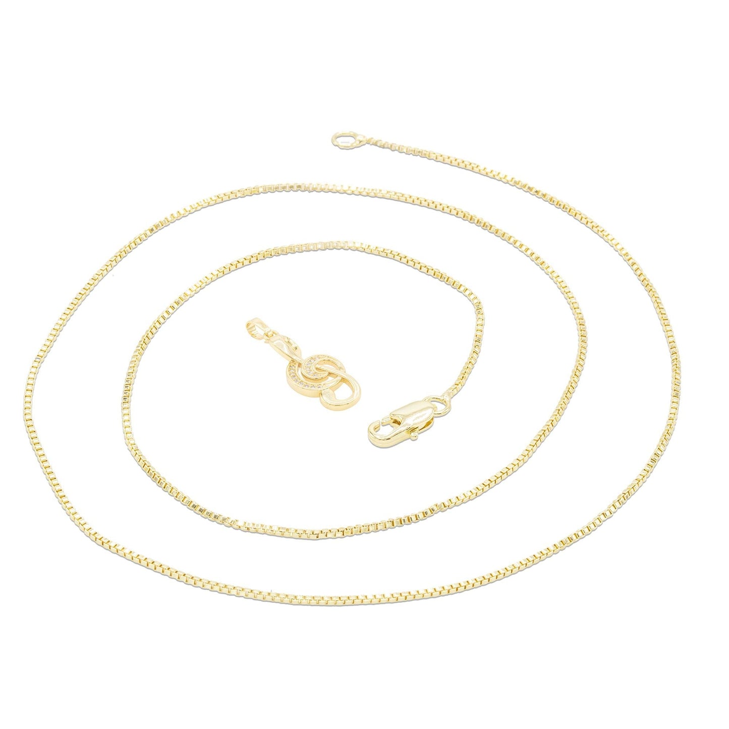 Music Gold Filled Necklace Set